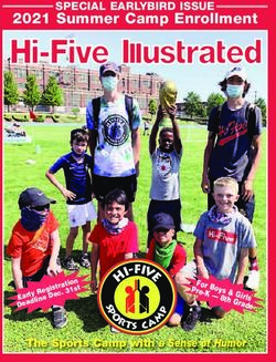 2021 Summer Camp Enrollment - SPECIAL EARLYBIRD ISSUE - The Sports Camp with a Sense of Humor - Hi-Five Sports Clubs
