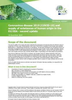 Coronavirus disease 2019 (COVID-19) and supply of substances of human origin in the EU/EEA - second update - European Union