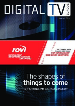 The shapes of things to come - New developments in set-top technology - June/July 2016 - Digital TV Europe