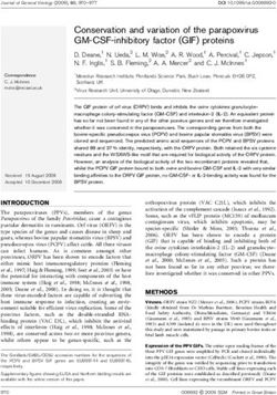 Conservation and variation of the parapoxvirus GM-CSF-inhibitory factor (GIF) proteins