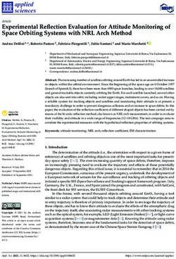 Experimental Reflection Evaluation for Attitude Monitoring of Space Orbiting Systems with NRL Arch Method