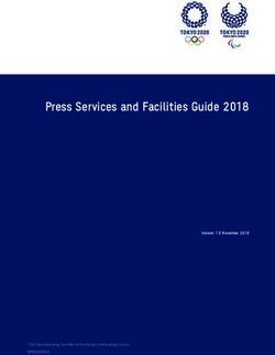 Press Services and Facilities Guide 2018