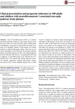 Clinical presentation and prognostic indicators in 100 adults and children with neurofibromatosis 1 associated non-optic pathway brain gliomas