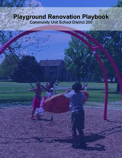 Playground Renovation Playbook - Community Unit School District 200 - Community Unit School ...