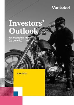 Investors' Outlook An economy reborn (to be wild) - June 2021 - Vontobel Asset Management