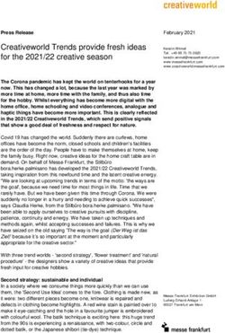 Creativeworld Trends provide fresh ideas for the 2021/22 creative season