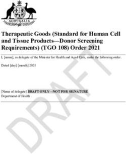 Therapeutic Goods (Standard for Human Cell and Tissue Products-Donor Screening Requirements) (TGO 108) Order 2021