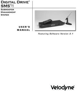 Digital Drive SMS-1 Subwoofer Management System