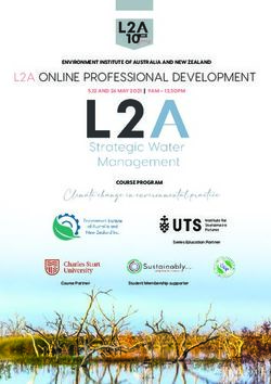 Climate change in environmental practice - L2A ONLINE PROFESSIONAL DEVELOPMENT years