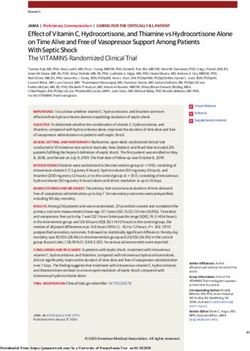 Effect of Vitamin C, Hydrocortisone, and Thiamine vs Hydrocortisone Alone on Time Alive and Free of Vasopressor Support Among Patients With Septic ...