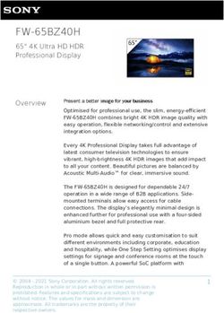 FW-65BZ40H 65" 4K Ultra HD HDR Professional Display