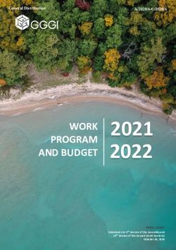 2021 2022 WORK PROGRAM AND BUDGET - Global Green ...