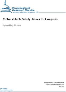 Motor Vehicle Safety: Issues for Congress - Updated July 31, 2020 - Federation of ...