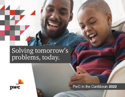 SOLVING TOMORROW'S PROBLEMS, TODAY - PWC IN THE CARIBBEAN 2022