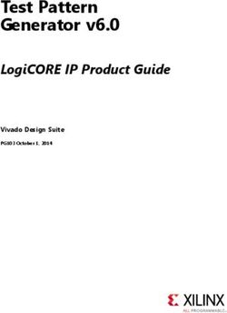 Test Pattern Generator v6.0 - LogiCORE IP Product Guide Vivado Design Suite