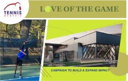 L VEOFTHEGAME - CAMPAIGN TO BUILD & EXPAND IMPACT - Tennis Memphis
