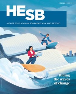 HIGHER EDUCATION IN SOUTHEAST ASIA AND BEYOND - FEB 2022 | ISSUE 11