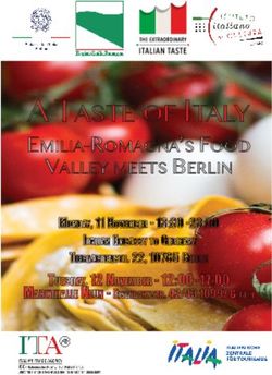 A TASTE OF ITALY EMILIA-ROMAGNA'S FOOD VALLEY MEETS BERLIN - TUESDAY, 12 NOVEMBER - 12:00 -17:00