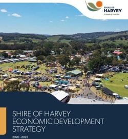 SHIRE OF HARVEY ECONOMIC DEVELOPMENT STRATEGY 2020 2025