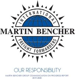 OUR RESPONSIBILITY - Martin Bencher