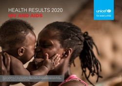 HEALTH RESULTS 2020 HIV AND AIDS - UNICEF