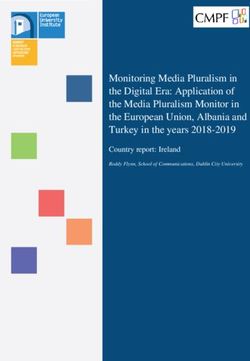 Monitoring Media Pluralism in the Digital Era: Application of the Media Pluralism Monitor in the European Union, Albania and Turkey in the years ...