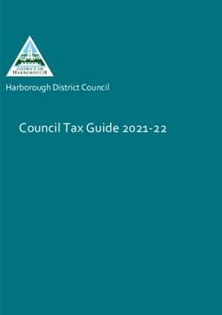 Council Tax Guide 2021-22 - Harborough District Council