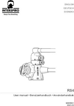 RS4 User manual Benutzerhandbuch Användarhandbok - ENGLISH DEUTSCH SVENSKA - Interspiro