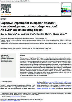 Cognitive impairment in bipolar disorder: Neurodevelopment or neurodegeneration? An ECNP expert meeting report