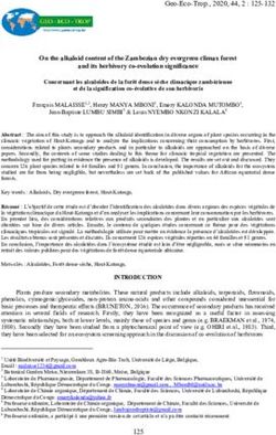 On the alkaloid content of the Zambezian dry evergreen climax forest and its herbivory co-evolution significance