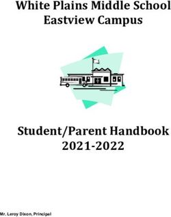 White Plains Middle School Eastview Campus - Student/Parent Handbook 2021-2022 Mr. Leroy Dixon, Principal
