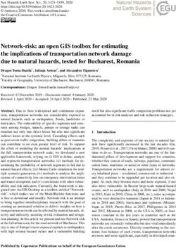 Network-risk: an open GIS toolbox for estimating the implications of transportation network damage due to natural hazards, tested for Bucharest ...