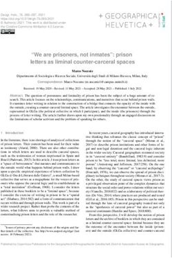 "We are prisoners, not inmates": prison letters as liminal counter-carceral spaces