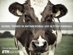 GLOBAL TRENDS IN ANTIMICROBIAL USE IN FOOD ANIMALS - Thomas Van Boeckel - Swiss Re