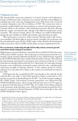 Developments in selected CESEE countries