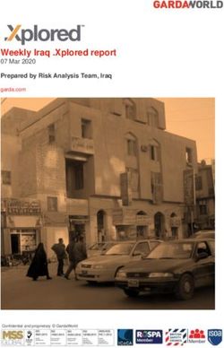 Weekly Iraq .Xplored report - 07 Mar 2020 Prepared by Risk Analysis Team, Iraq garda.com - Ziyen Energy