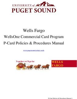 Wells Fargo WellsOne Commercial Card Program P-Card Policies & Procedures Manual - WELLS FARGO - University of Puget Sound