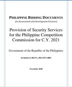 Provision of Security Services for the Philippine Competition Commission for C.Y. 2021 - PHILIPPINE BIDDING DOCUMENTS