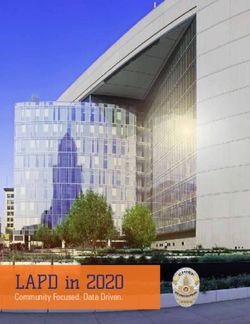LAPD in 2020 Community Focused. Data Driven - Los Angeles Police Department