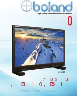 2018 HIGH DYNAMIC RANGE 4K31-HDR - Boland Communications