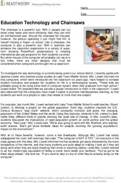 Education Technology and Chainsaws - ReadTheory