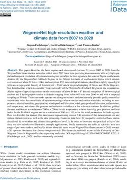 WegenerNet high-resolution weather and climate data from 2007 to 2020 - ESSD