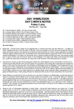 2021 WIMBLEDON DAY 5 MEN'S NOTES - Friday 2 July - ITF