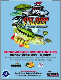 SPONSORSHIP OPPORTUNITIES - FRIDAY, FEBRUARY 18, 2022 - The Miami Project to ...
