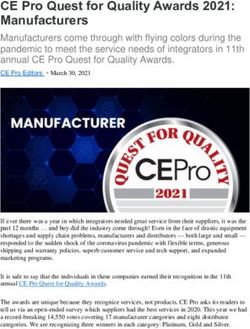 CE Pro Quest for Quality Awards 2021: Manufacturers