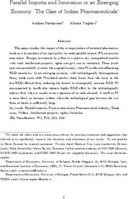 Parallel Imports and Innovation in an Emerging Economy: The Case of Indian Pharmaceuticals