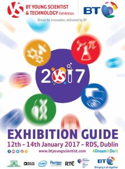 EXHIBITION GUIDE 12th - 14th January 2017 - RDS, Dublin - www.btyoungscientist.com - BT Young Scientist
