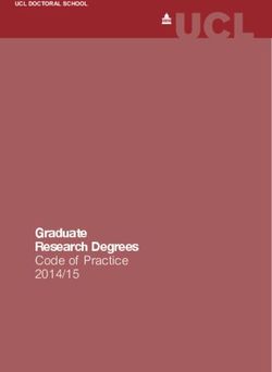 Graduate Research Degrees - Code of Practice 2014/15