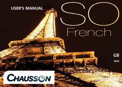 GB model - USER'S MANUAL - Chausson