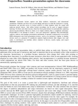 ProjectorBox: Seamless presentation capture for classrooms - fxpal